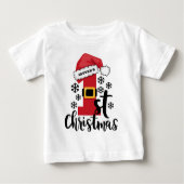 De eerste kerst van de baby Persoonlijke naam Kabo (Voorkant)