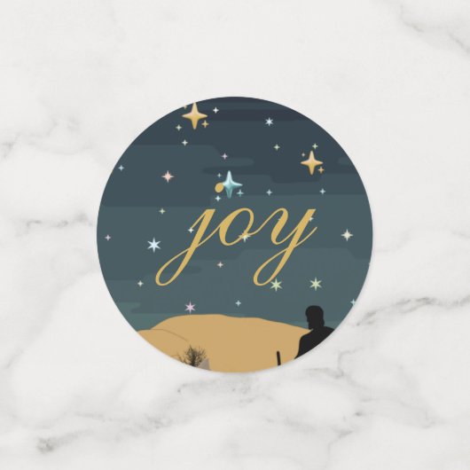 De eerste kerst van de nativiteit confetti (Kleine voorkant)