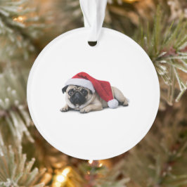 De eerste kerst van Pug Ornament