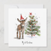 De eerste kerst van Sweet Donkey Kaart (Voorkant)