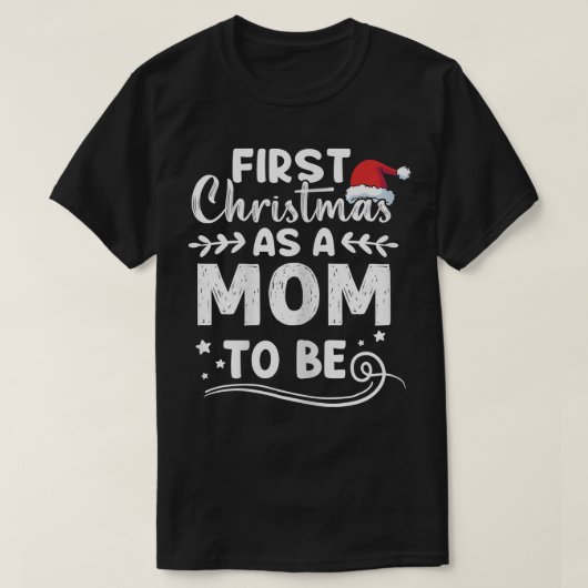 De eerste kerst van vrouwen als moeder om nieuwe m t-shirt (Design voorkant)