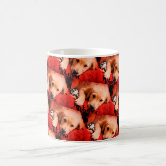 De eerste kerst van Winston!  Vakantiedagen Mok 11 (Center)