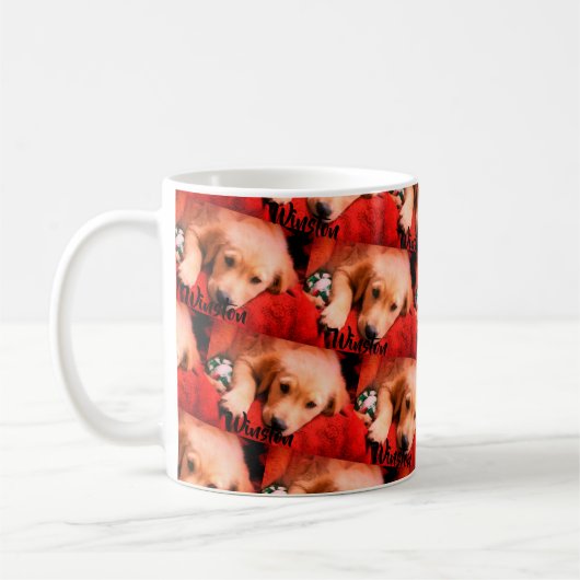 De eerste kerst van Winston!  Vakantiedagen Mok 11 (Links)