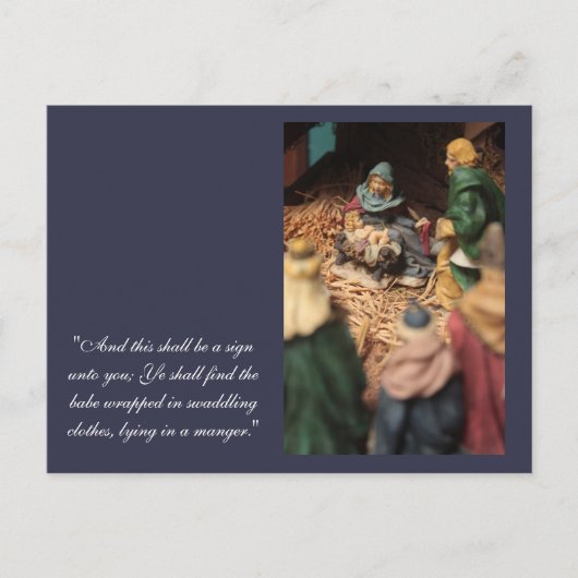 De eerste kerstdag feestdagenkaart (Voorkant)