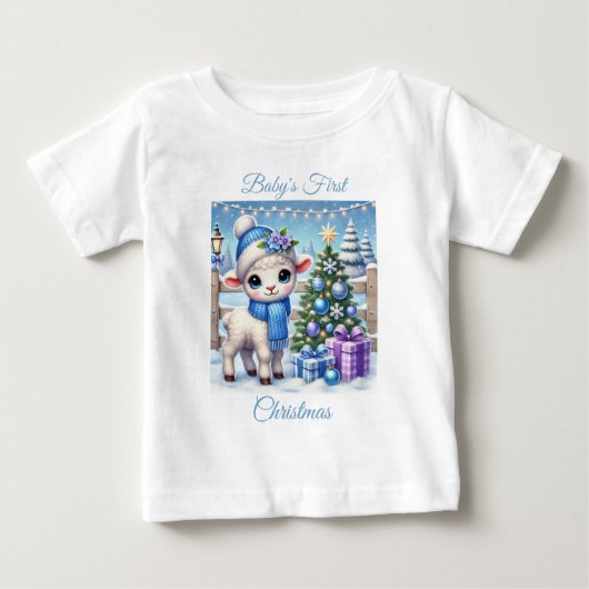 De eerste kerstdagen van Baby Boy Lamb (Voorkant)