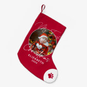 De Eerste Kerstdagnaam en de Foto van de baby Kleine Kerstsok (Voorkant (Hangend))