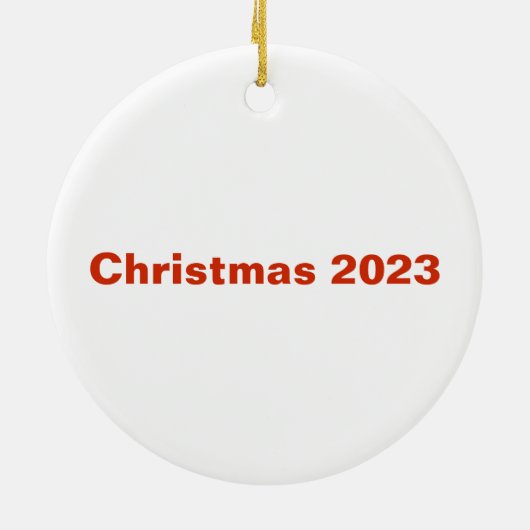 De eerste kerstdinosaurus van baby.  keramisch ornament (Achterkant)