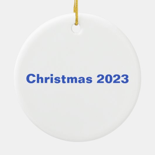 De eerste kerstdinosaurus van baby. keramisch ornament (Achterkant)