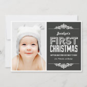 De eerste kerstfeestkaarten voor baby's - Kool Kaart (Voorkant)