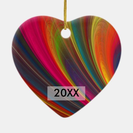 De eerste kerstfoto van baby's met jaar keramisch ornament (Achterkant)