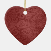 De eerste kerstfoto van baby's met rood kruipen keramisch ornament (Achterkant)