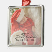 De eerste kerstfoto van de moderne, speciaal voor metalen ornament (Links)