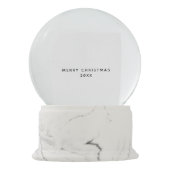 De eerste kerstfoto van Keepomwille Baby Uw berich Sneeuwbol (Achterkant)