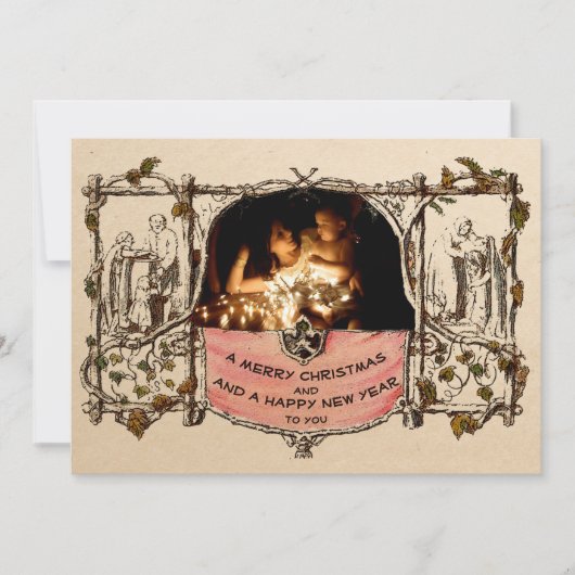 De Eerste Kerstkaart (1873) (Voorkant)