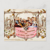 De Eerste Kerstkaart Feestdagenkaart (Voorkant)