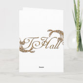 De eerste Kerstkaart van de baby Feestdagen Kaart (Achterkant)