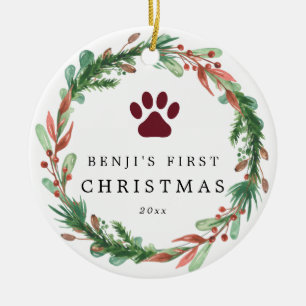 De eerste kerstkeramische keramiek van mijn dichte keramisch ornament