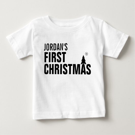 De eerste kerstklep van de baby met Baby zonder kl (Voorkant)