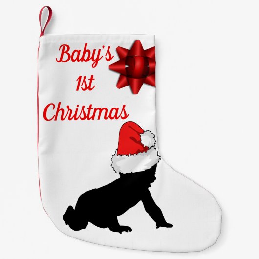 De eerste kerstkous van baby kleine kerstsok (Voorkant)