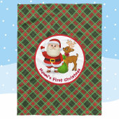 De eerste kerstman van de baby, de kerstman, de ke fleece deken