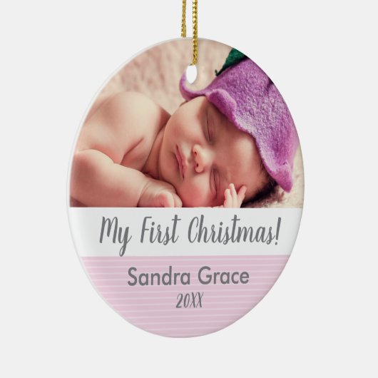 De Eerste Kerstmis van de baby, het Ornament van d (Rechts)