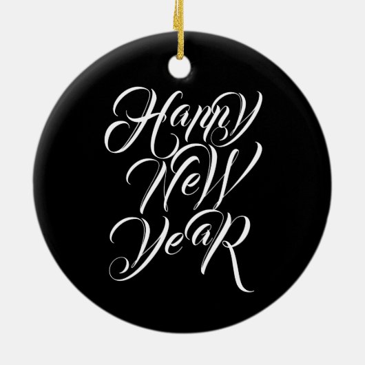 De eerste Kerstmis van paren met de NaamDatum Keramisch Ornament (Achterkant)