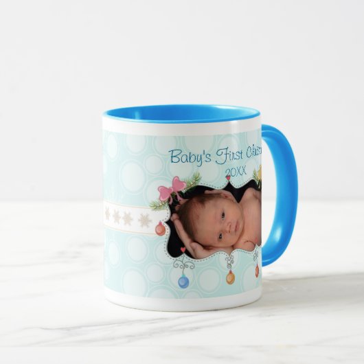 De eerste kerstMok voor baby's Mok (Voorkant rechts)