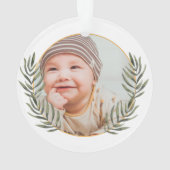 De eerste kerstperiode van baby's ornament (achterkant)