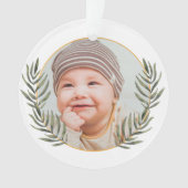De eerste kerstperiode van baby's ornament (voorkant)