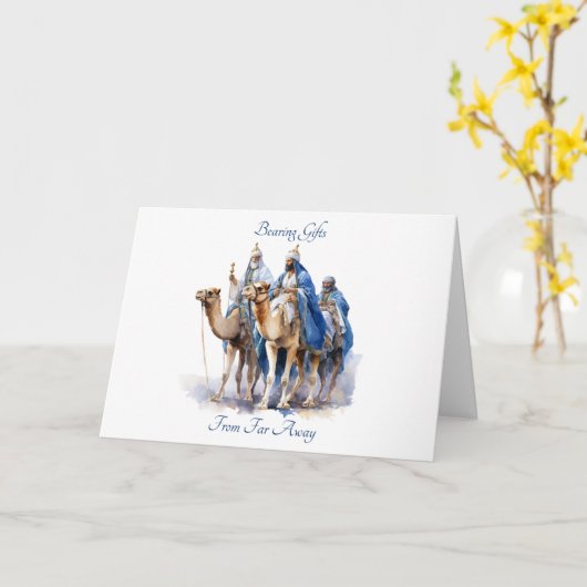 De eerste kerstserie Kaart 5 (Gele Bloem)