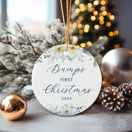 De eerste kerstvakantie van Bump Keramisch Ornament