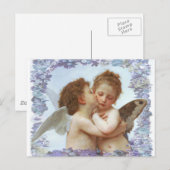 DE EERSTE KISS, C.1873 William Bourgeau Briefkaart (Voorkant / Achterkant)