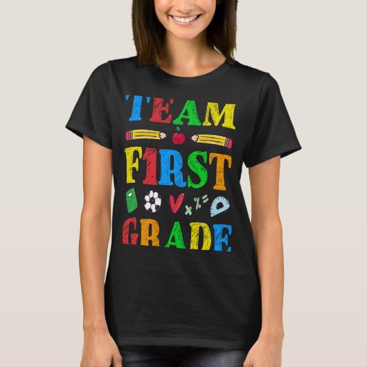 De Eerste Klasse van de Graad van het team Kinder T-shirt (Voorkant)