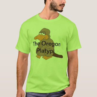 De eerste kledinglijn van de Oregon Platypi T-shirt