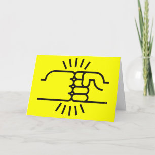 De eerste knuppels op kop! kaart