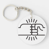 De eerste knuppels op kop! sleutelhanger (Voorkant)