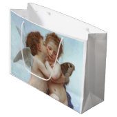 De eerste kus, Amor en Psyche, Bouguereau Groot Cadeauzakje (Voorkant Gekanteld)