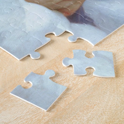 De eerste kus, Amor en Psyche, Bouguereau Legpuzzel (Zijkant)