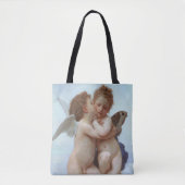 De eerste kus, Amor en Psyche, Bouguereau Tote Bag (Voorkant)