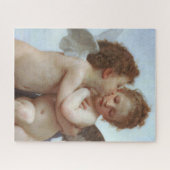 De eerste kus-Valentijn van Bouguereau Angel Puzzl Legpuzzel (Horizontaal)