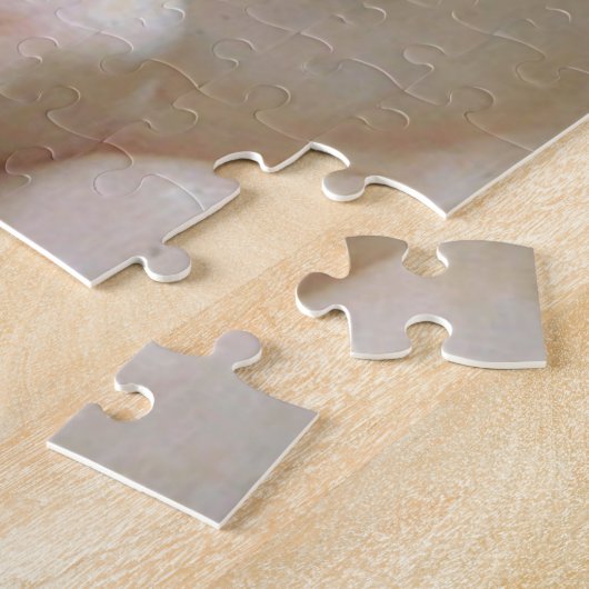 De eerste kus-Valentijn van Bouguereau Angel Puzzl Legpuzzel (Zijkant)