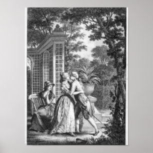 De eerste kus van de liefde poster