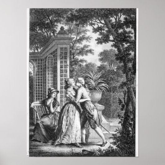 De eerste kus van de liefde poster (Voorkant)