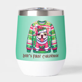 De eerste lelijke kersttrui van baby