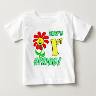 De eerste lente van de baby