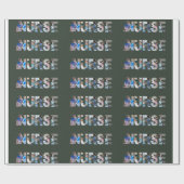 De eerste letter van het alfabet. cadeaupapier (Vlak)