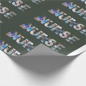 De eerste letter van het alfabet. cadeaupapier (Hoek)