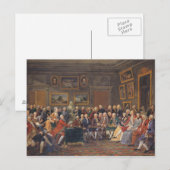 De eerste lezing in de zaal briefkaart (Voorkant / Achterkant)