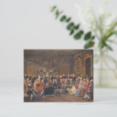 De eerste lezing in de zaal briefkaart (Staand voorkant)