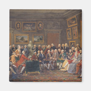De eerste lezing in de zaal magneet